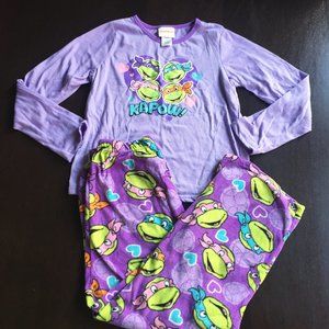 Girl's Ninja Turtle PJ's, sz L